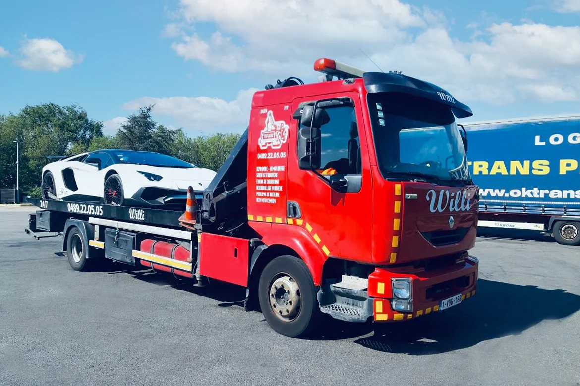 Transport automobile sur plateau